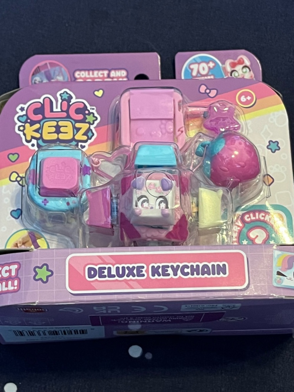 NWT CLIC KEEZ Deluxe Keychain Clickable Collectible - Picture 4 of 4